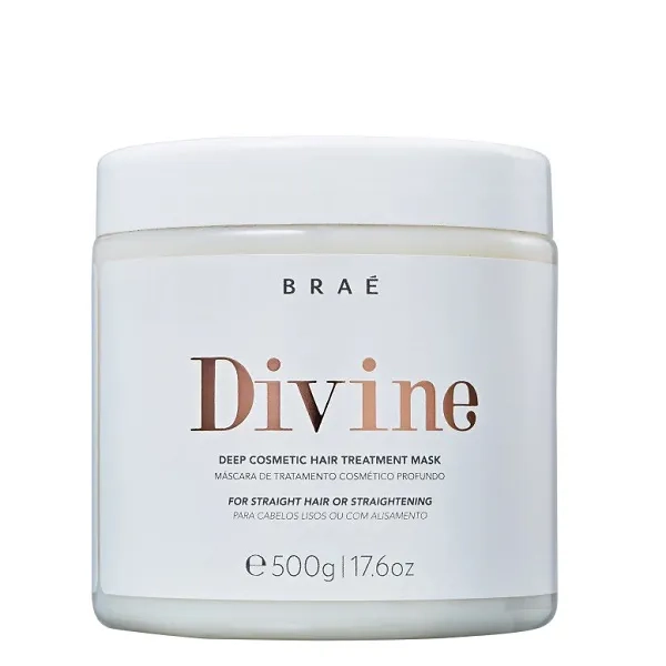 Produto: Kit Braé Divine Anti Frizz Shampoo 1L Máscara 500g Leave-in 200g e Beauty Sleep 100ml
