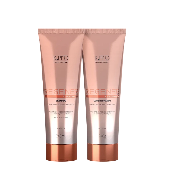 Produto: Kit K.Pro Profissional Regener Shampoo Condicionador Máscara Balm Leave-in Lipidium Oil
