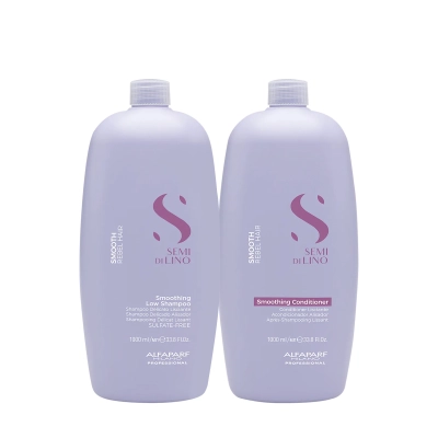Produto: Kit Alfaparf Semi di Lino Smooth - Disciplina e Alinhamento dos Fios (2 produtos)