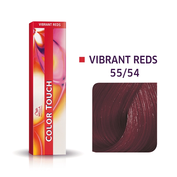 Produto: Tonalizante Color Touch 55/54 Castanho Claro Intenso Acaju Avermelhado Wella Professionals 60g