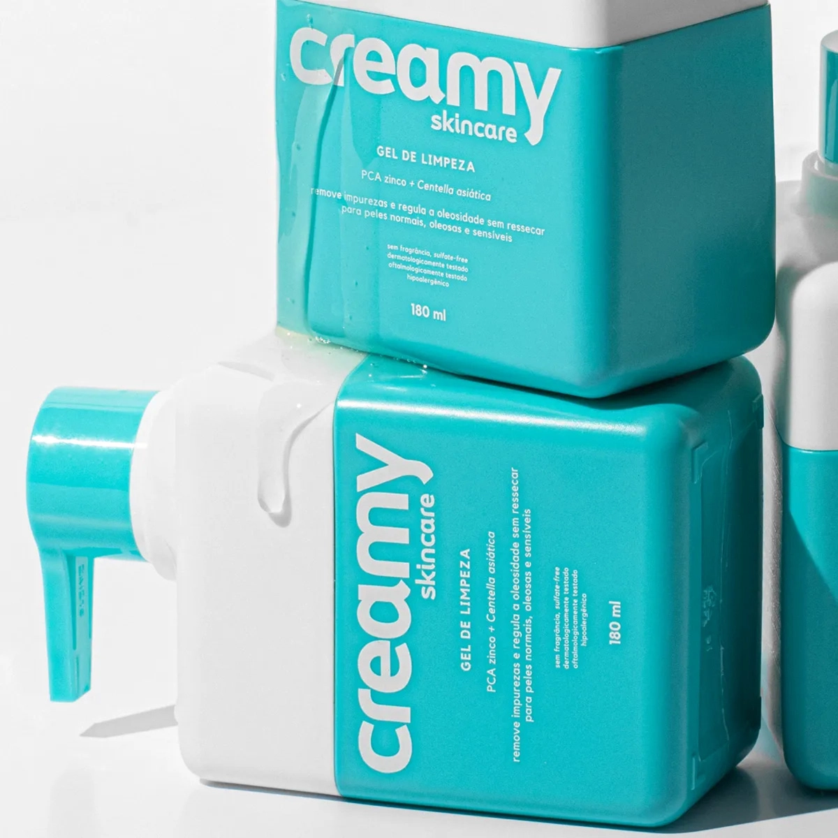 Produto: Kit Creamy Vitamina C Protetor Solar e Gel de Limpeza (3 produtos)