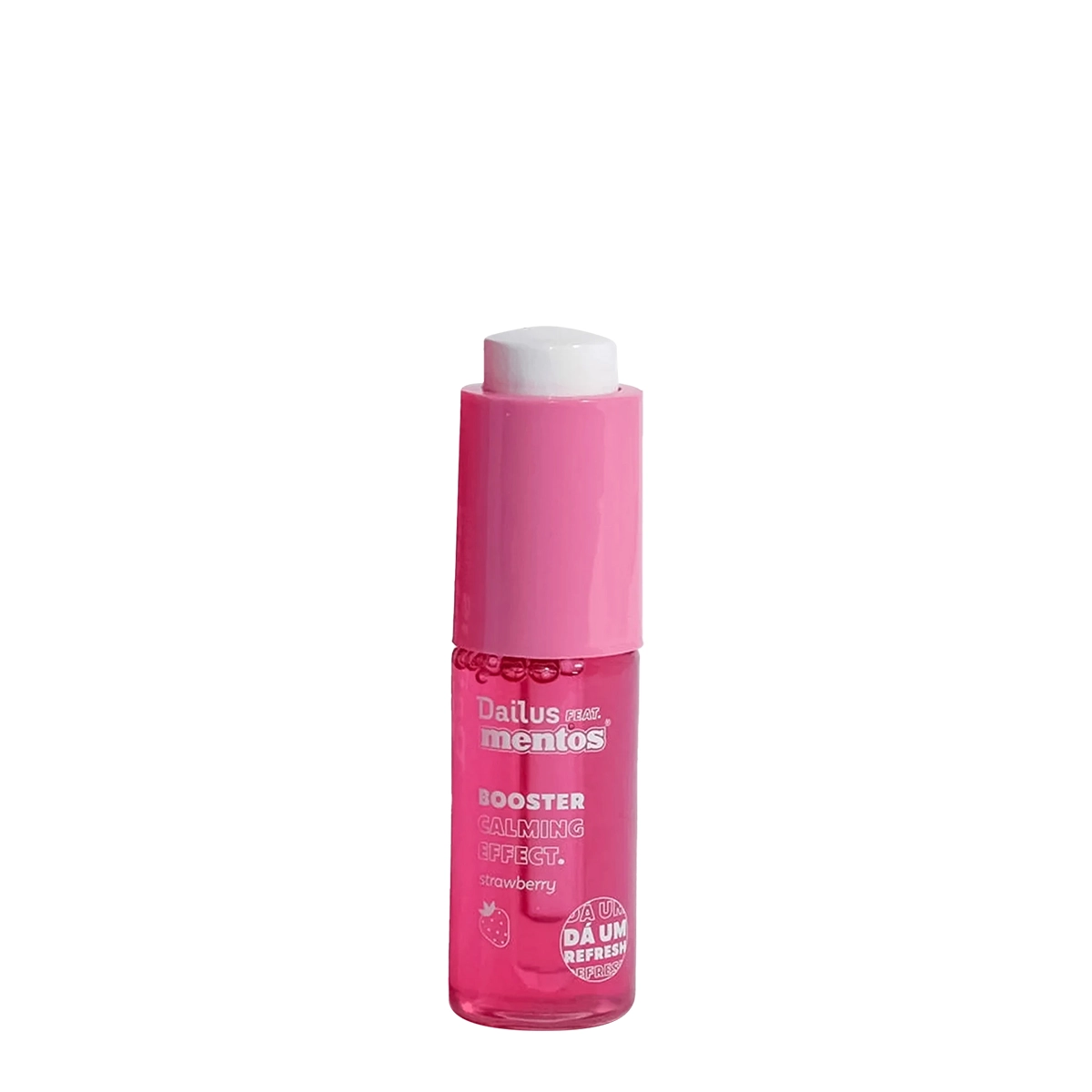 Produto: Dailus Feat Mentos Booster Calming Effect Strawberry - Hidratante Facial 15ml