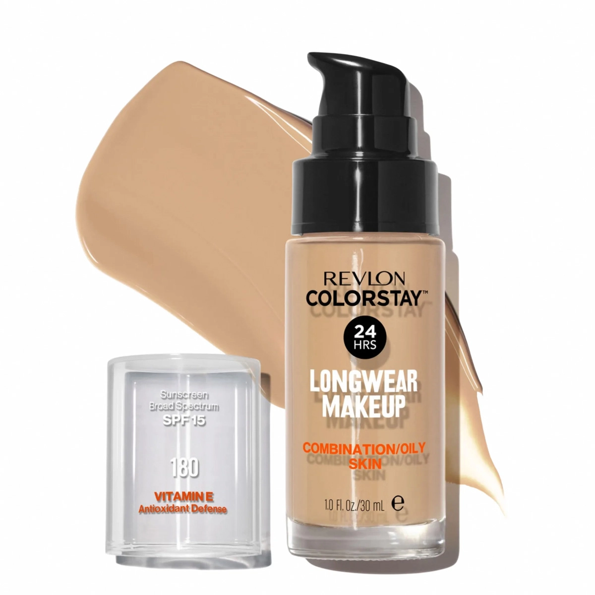 Base Facial Matte Colorstay 180 Sand Beige FPS 15 Revlon Colorstay 30ml Produto Base Facial Matte Colorstay 180 Sand Beige FPS 15 Revlon Colorstay 30ml