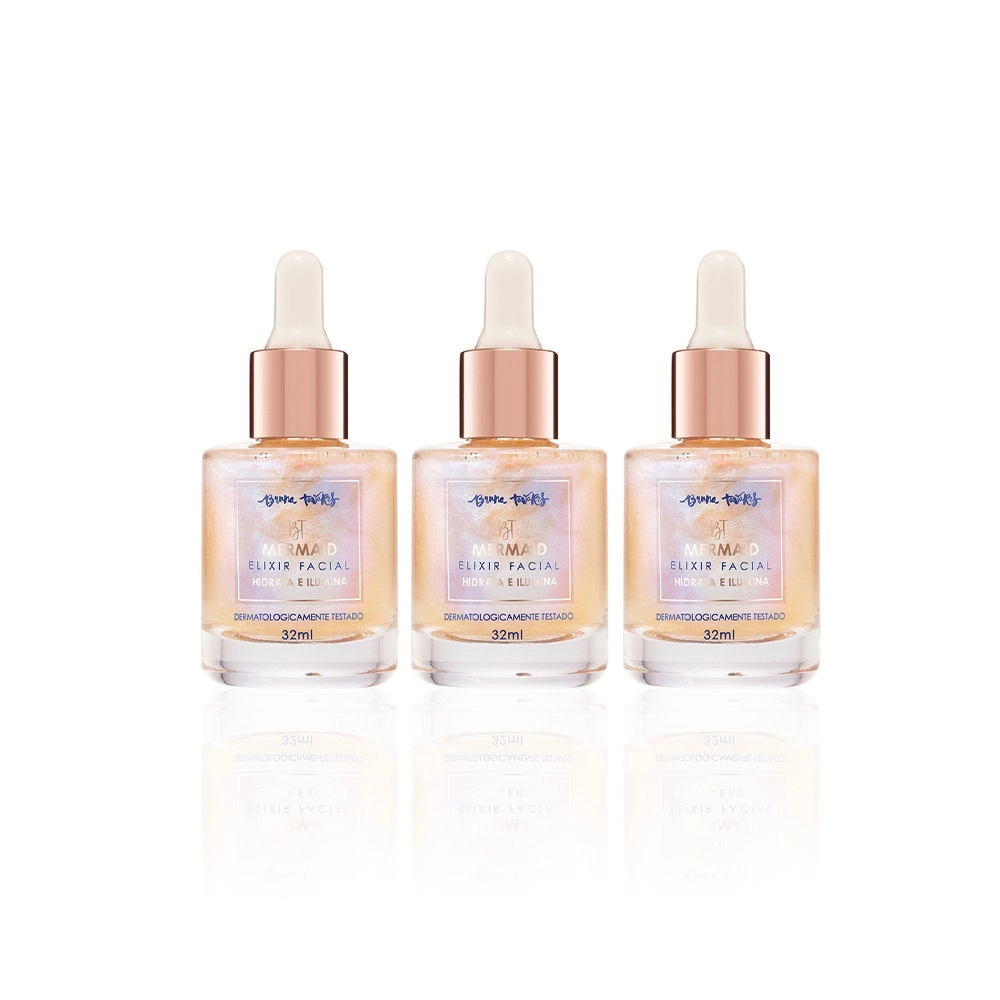 Produto: Kit Bruna Tavares BT Mermaid - Elixir Facial 32ml (3 unidades)