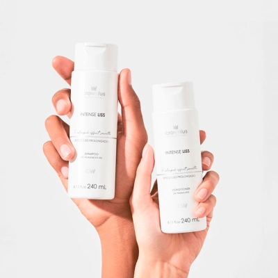 Produto: Kit Crown'us Professional Intense Liss + Fluído Termoativado (4 Produtos)