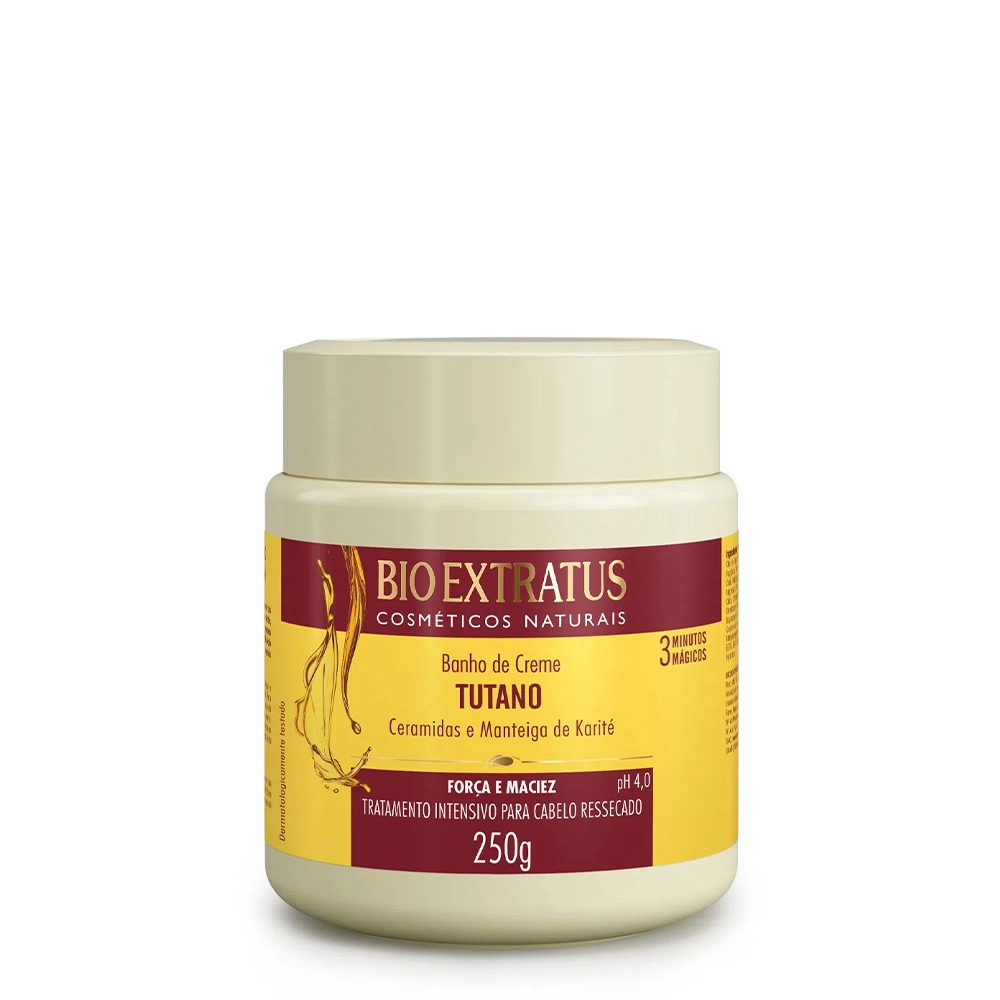 Bio Extratus Tutano Força e Maciez - Banho de Creme 250g Produto: Bio Extratus Tutano Força e Maciez - Banho de Creme 250g
