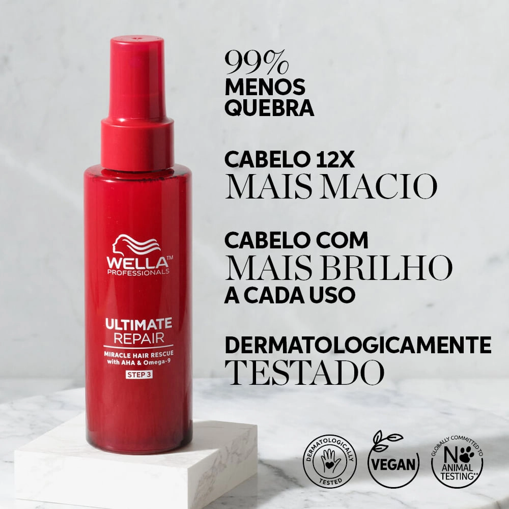 Produto: Leave-in Reparador Miracle Rescue Ultimate Repair Wella Professionals 30ml