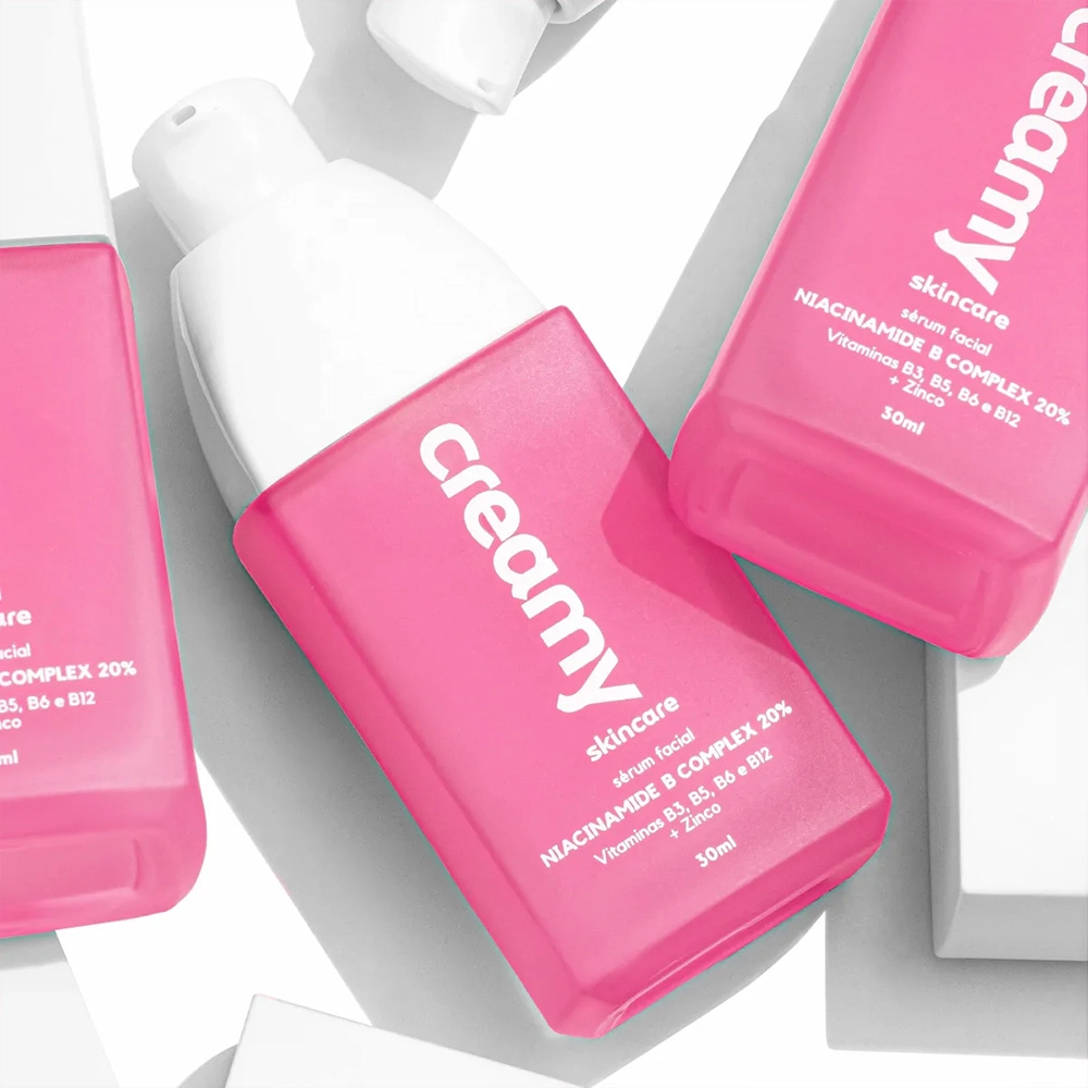 Produto: Sérum Facial Niacinamide B Complex 20% Creamy Niacinamide B Complex 30ml