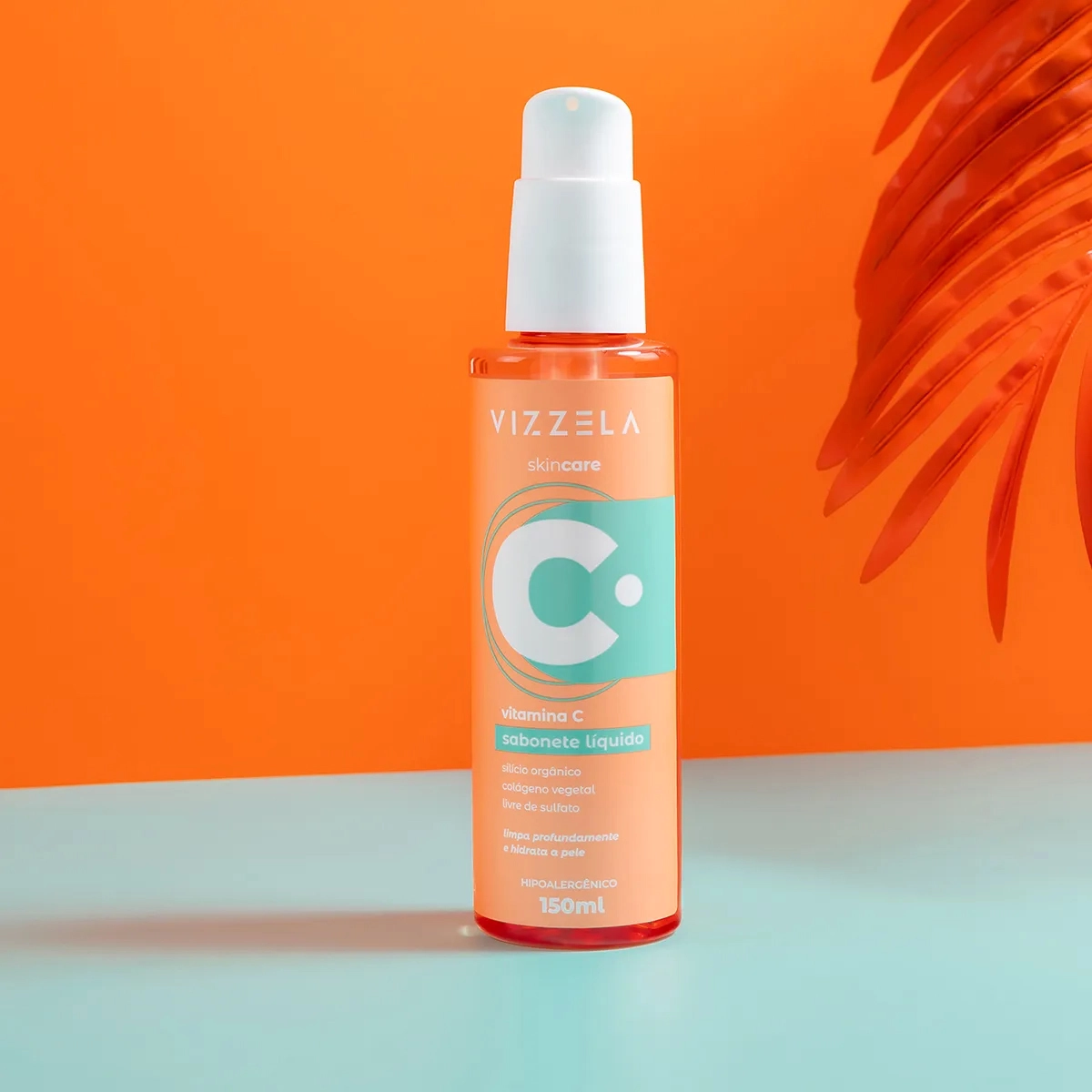 Produto: Sabonete Líquido Facial Vitamina C Vizzela 150ml