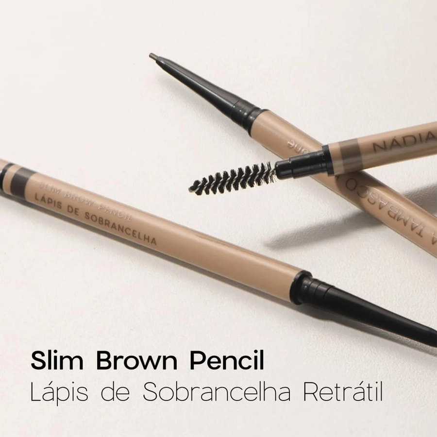 Produto: Lápis de Sobrancelha Slim Brow Pencil Medium Océane Nádia Tambasco 0,07g