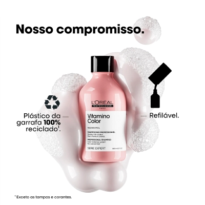 Produto: Kit L'Oréal Professionnel Vitamino Color Shampoo Condicionador Máscara e Óleo