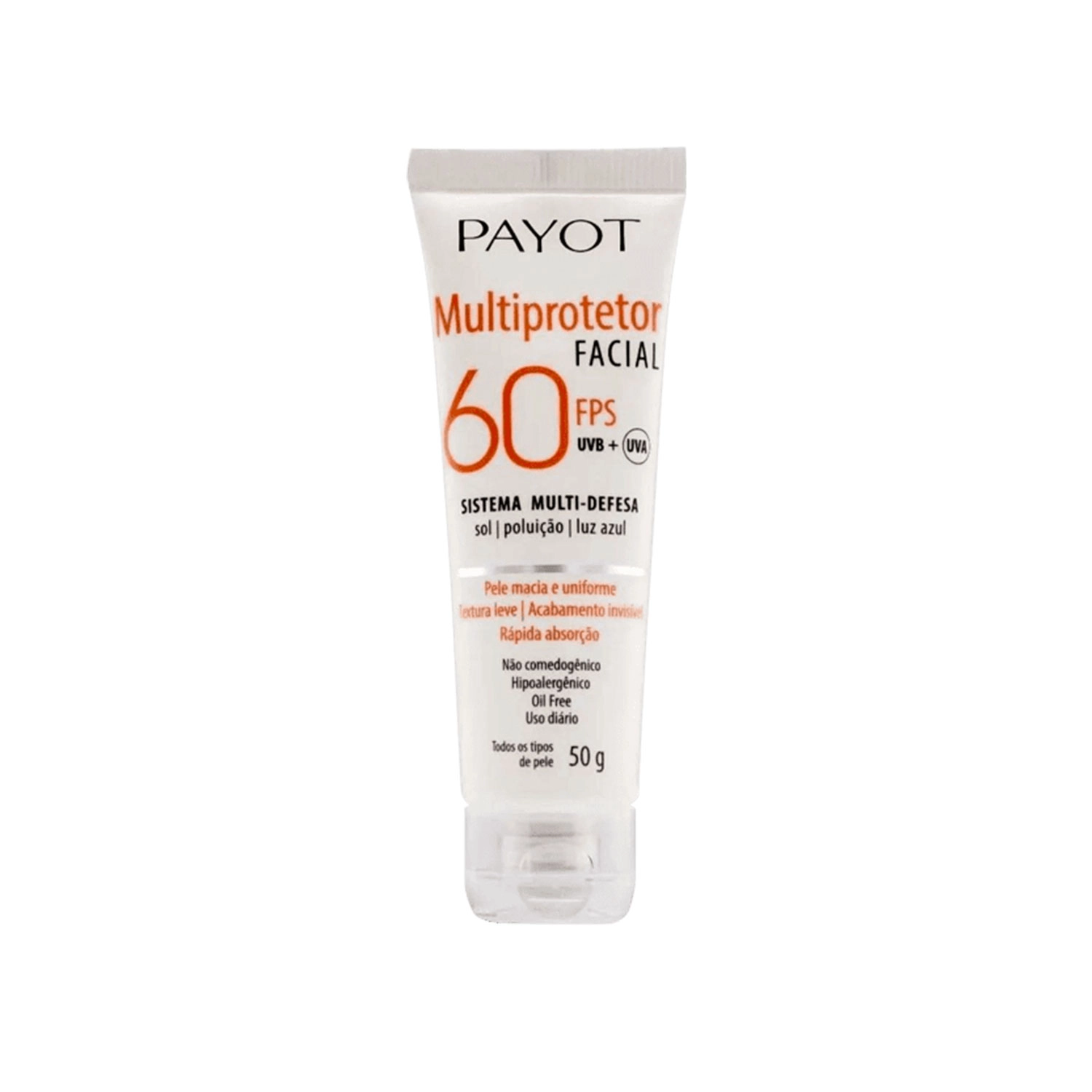 Produto: Multiprotetor Facial FPS 60 Payot 50g