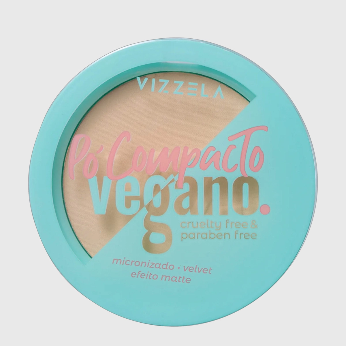 Produto: Pó Compacto Vegano Matte Cor 02 Vizzela 9g