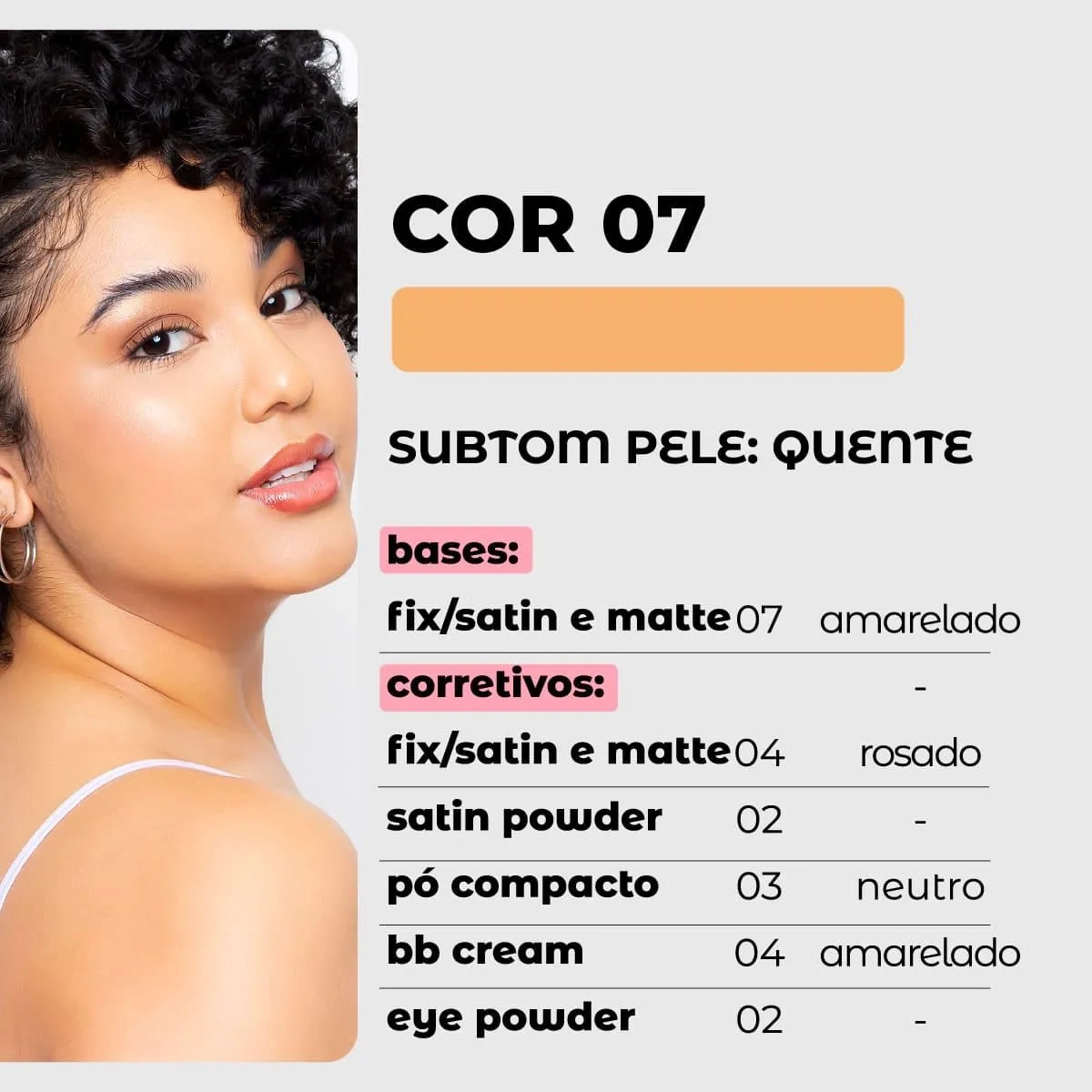 Base Líquida Fix Cor 7 Vizzela 30ml Produto Base Líquida Fix Cor 7 Vizzela 30ml