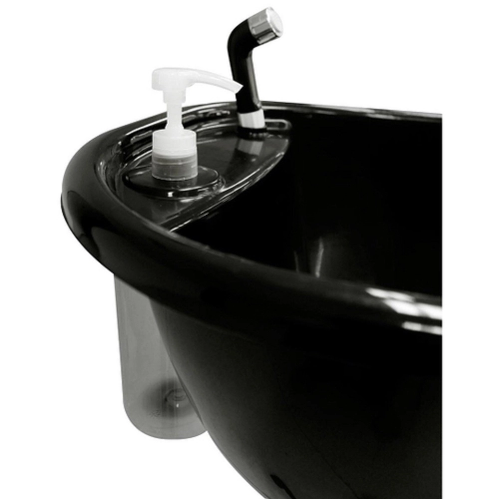 Produto: Mega Bell Lavatório Portátil com Pé Fixo para Salão Preto