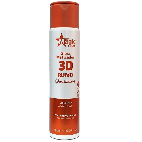 Matizador 3D Ruivo Sensation500Ml, Magic Color Produto: Matizador 3D Ruivo Sensation500Ml, Magic Color