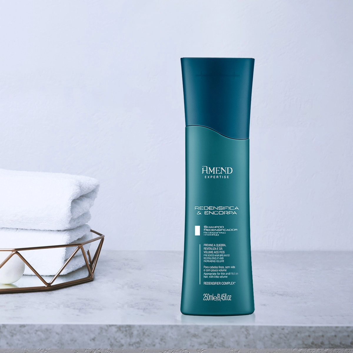 Produto: Kit Amend Redensifica & Encorpa Shampoo e Fluído Antiumidade (2 produtos)