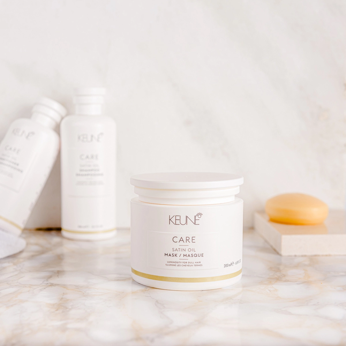 Produto: Kit Keune Care Satin Oil Máscara e Style Straight Cream Nº57 (2 produtos)