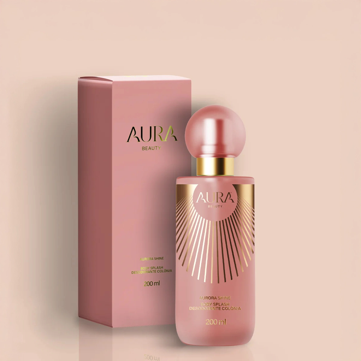 Body Splash Desodorante Colônia Aurora Shine Aura Beauty 200ml Produto Body Splash Desodorante Colônia Aurora Shine Aura Beauty 200ml