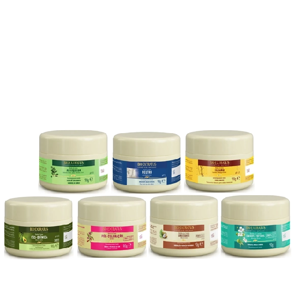 Bio Extratus Kit Mascara 90g (7 Produtos) Produto: Bio Extratus Kit Mascara 90g (7 Produtos)