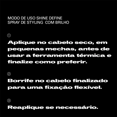 Spray de Brilho Shine Define Sebastian Professional 200ml Produto Spray de Brilho Shine Define Sebastian Professional 200ml