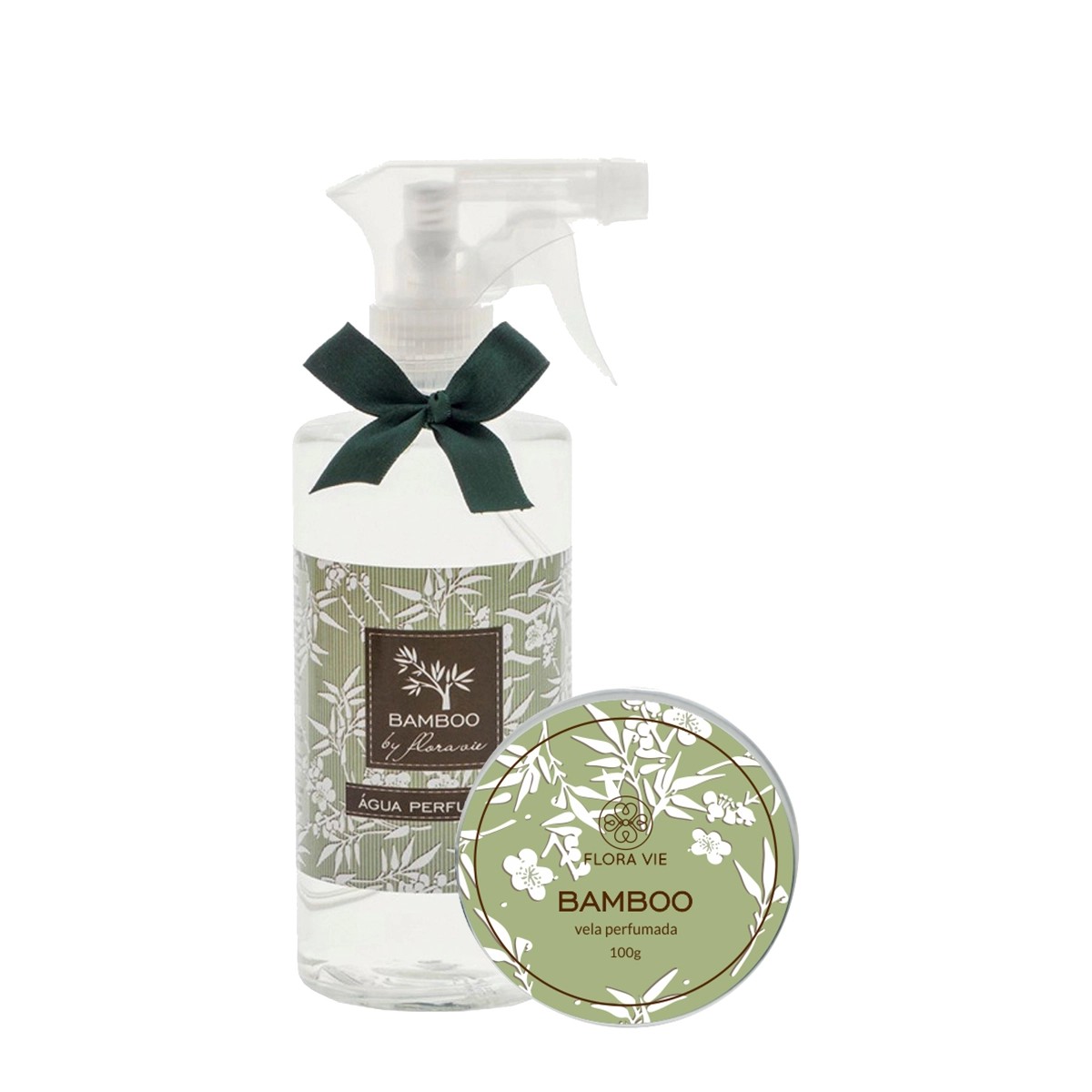 Kit Flora Vie Bamboo Vela e Água Perfumada (2 produtos) Produto: Kit Flora Vie Bamboo Vela e Água Perfumada (2 produtos)