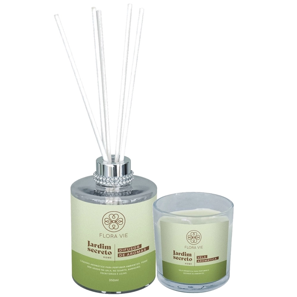 Produto: Kit Flora Vie Jardim Secreto Dupla Relaxante (2 Produtos)