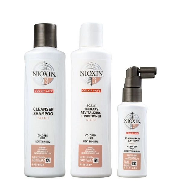 Produto: Kit Nioxin Trial Sistema 3 de Tratamento Contra Afinamento Capilar  (3 Produtos)