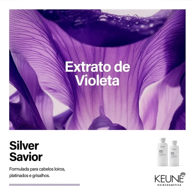 Shampoo Keune Care Silver Savior 300ml Produto Shampoo Keune Care Silver Savior 300ml