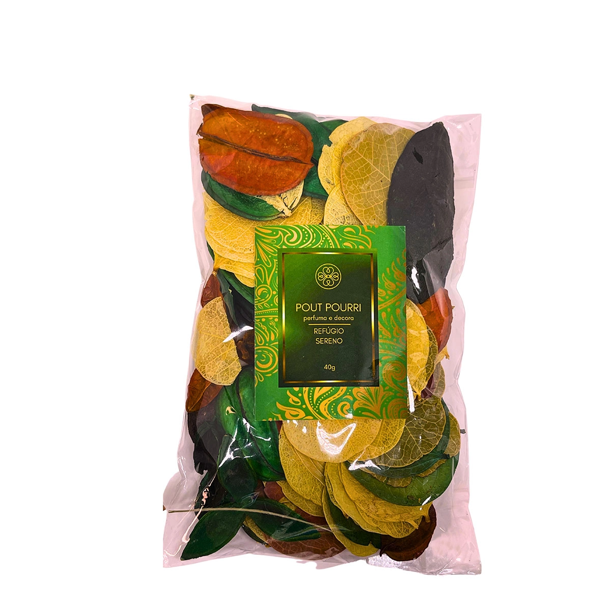 Produto: Flora Vie Refúgio Sereno Pout Pourri - Folhas Secas 40g