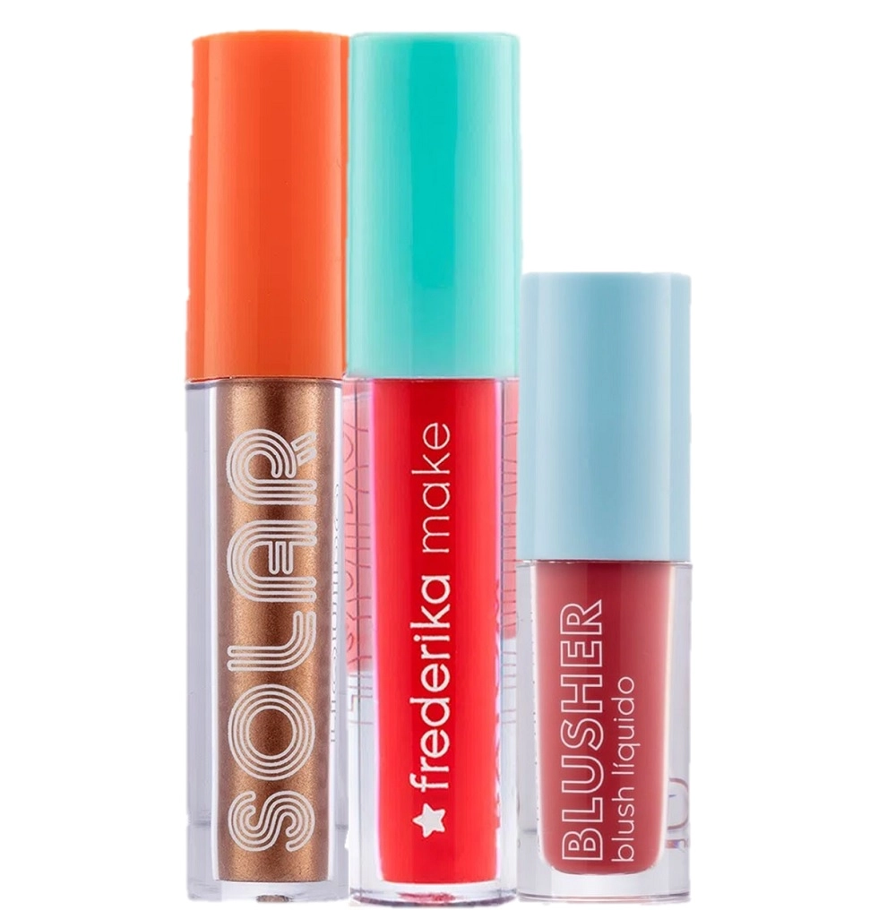 Produto: Kit Frederika Make Raspberry (3 Produtos)