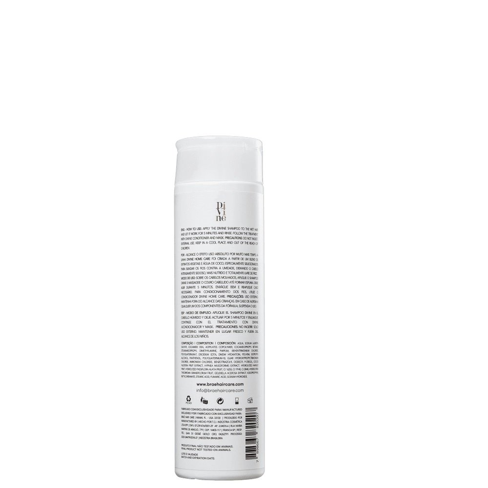 Produto Kit Shampoo Braé Divine Anti-Frizz 250ml 2 Unidades