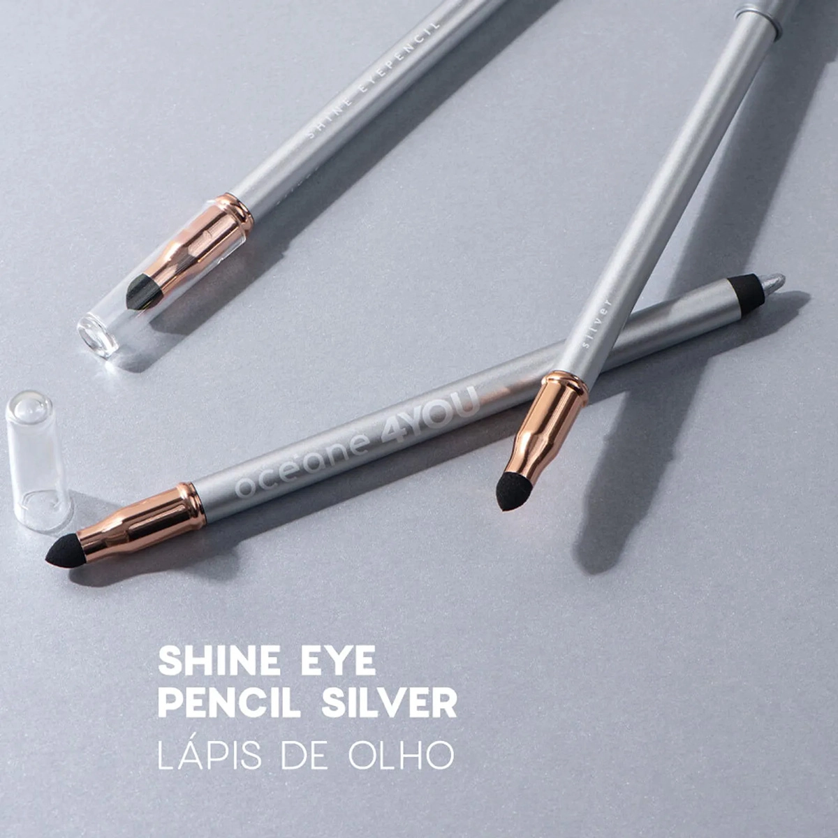 Produto: Kit Océane Shine Eye Pencil 4you Nude Golden e Silver (3 produtos)