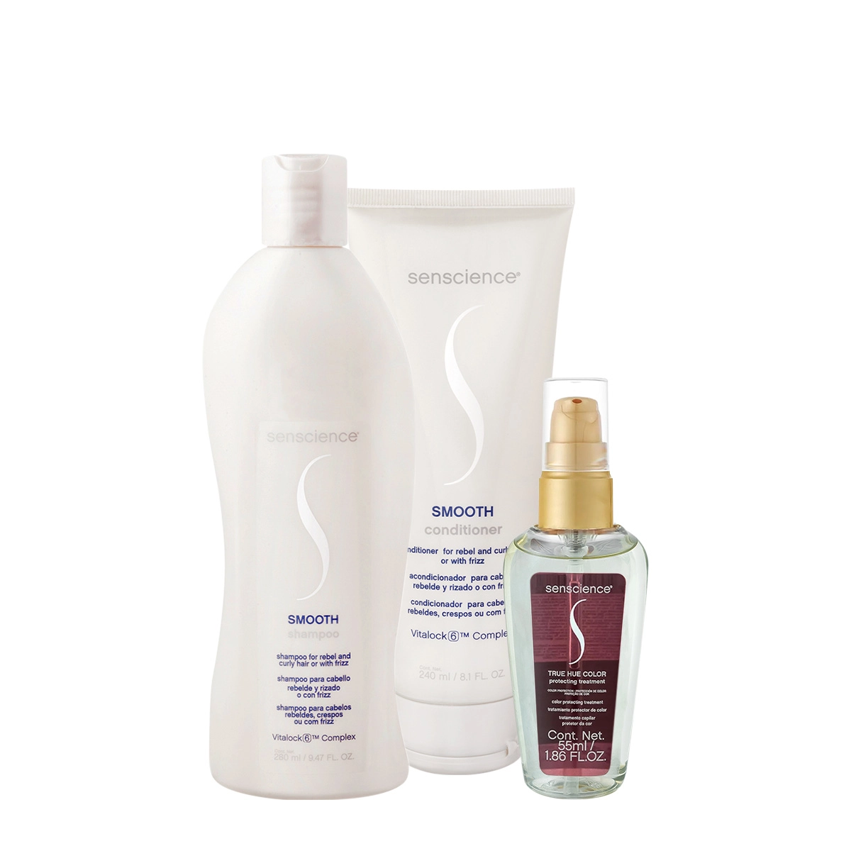Produto: Kit Senscience Smooth True Hue Duo Sérum (3 produtos)