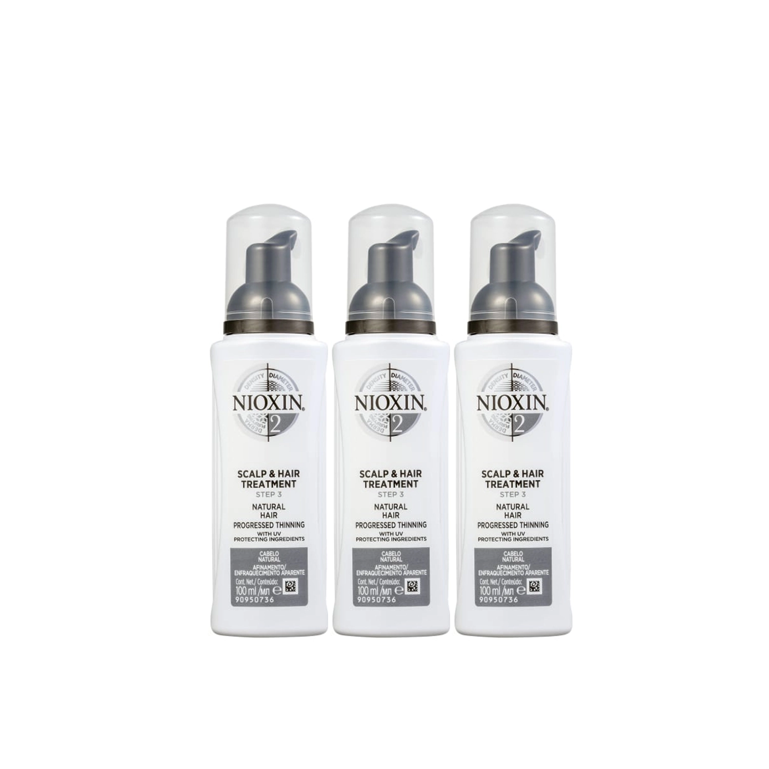 Kit Nioxin Sistema 2 Leave-In Contra Afinamento Capilar (3 unidades) Produto: Kit Nioxin Sistema 2 Leave-In Contra Afinamento Capilar (3 unidades)