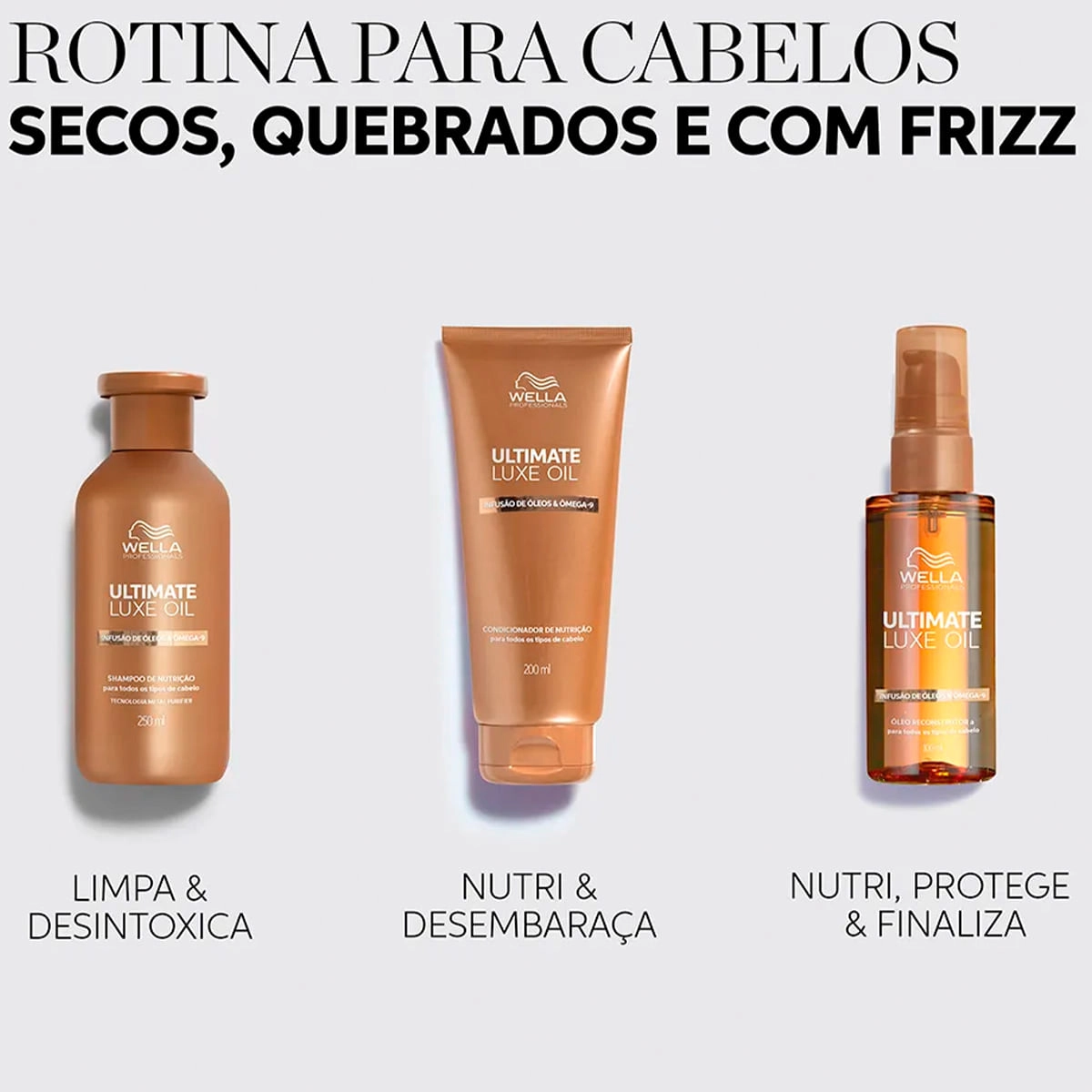 Produto: Óleo Capilar Ultimate Luxe Oil Wella Professionals 30ml