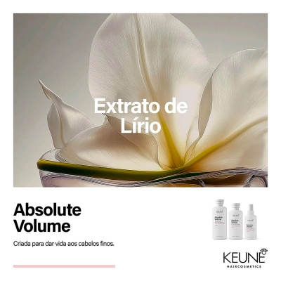 Produto Kit Keune Absolute Volume Shampoo Condicionador e Spray 3 Produtos