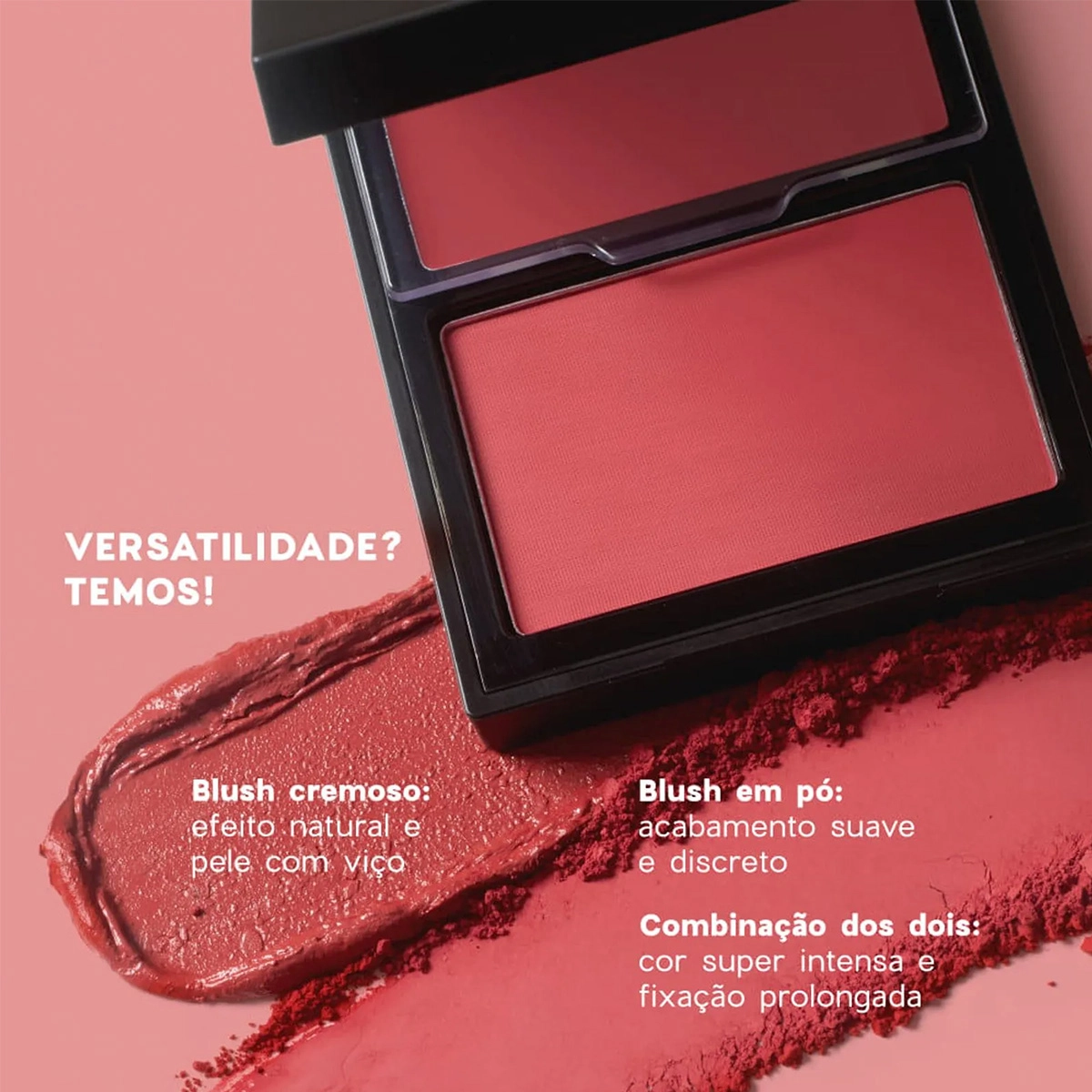 Produto: Blush Duo 2 em 1 Cherry Paint Océane Edition 10.2g