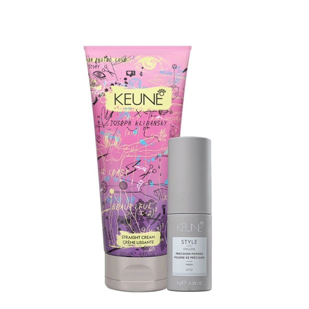 Kit Keune Style Straight Cream EL Powder (2 produtos) Produto: Kit Keune Style Straight Cream EL Powder (2 produtos)