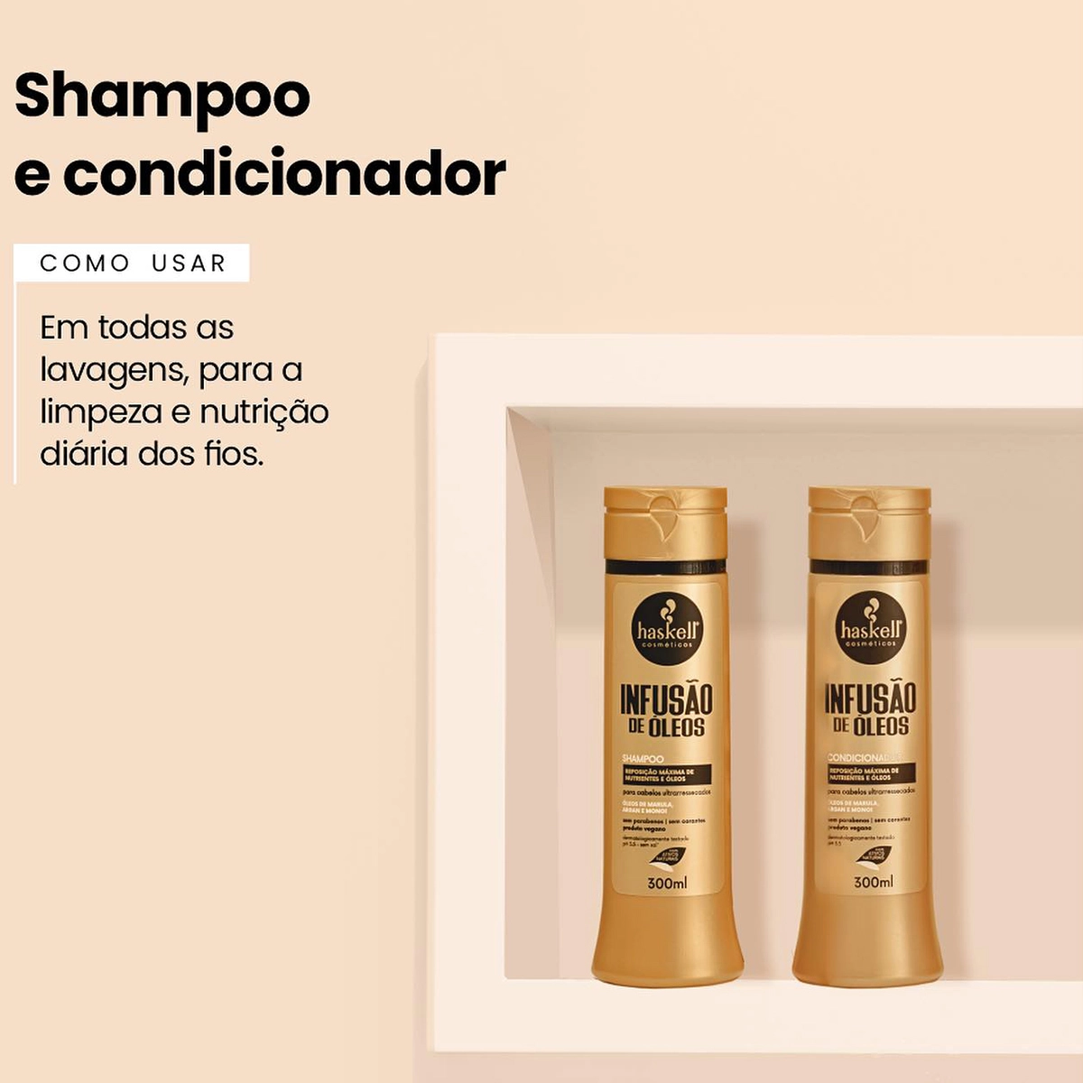 Produto Condicionador Haskell Infusão De Óleos 500ml