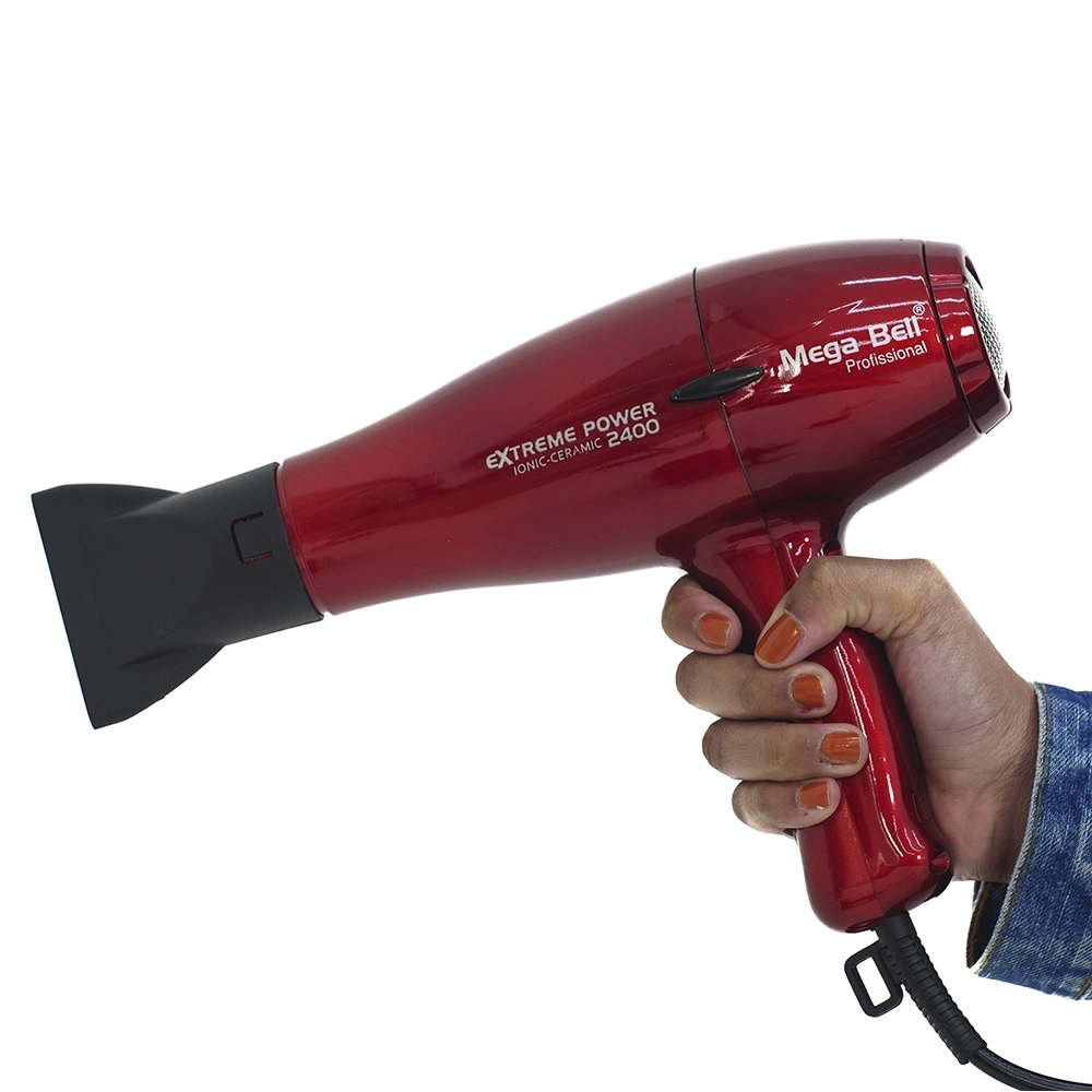 Mega Bell Extreme Power 2400W - Secador de Cabelo 240V Produto: Mega Bell Extreme Power 2400W - Secador de Cabelo 240V