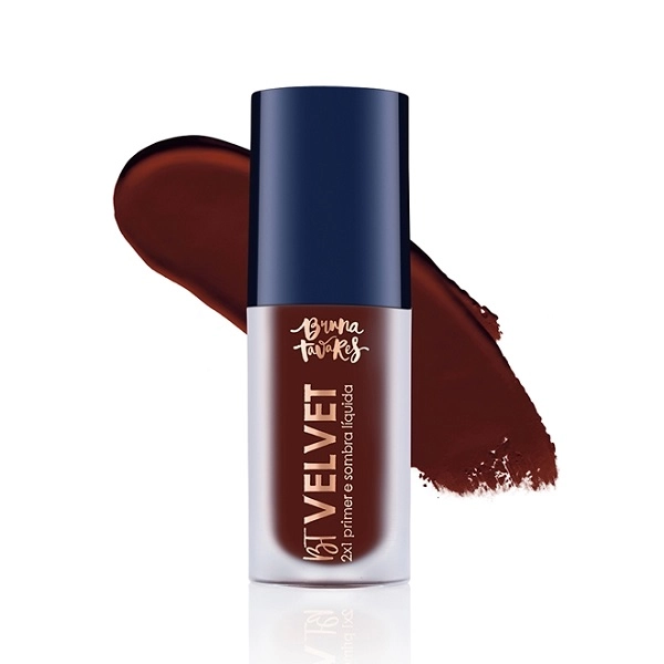 BT Velvet Bruna Tavares Brown Sombra Liquida 6ml Produto: BT Velvet Bruna Tavares Brown Sombra Liquida 6ml