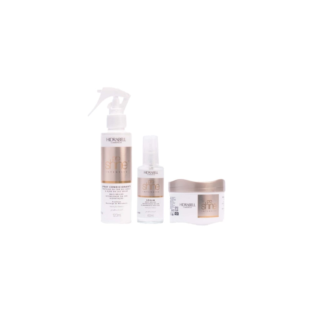 Produto: Kit Hidrabell Pro Shine Intensive Brilho (3 produtos)
