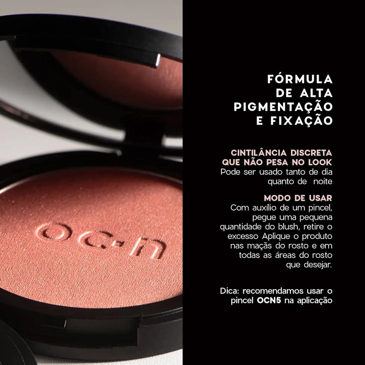 Produto: Kit Océane Edition Paleta Eyeshadow Glow e Blush Glossy (2 produtos)