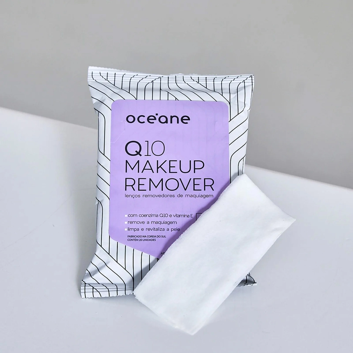 Produto: Kit Océane Q10 Makeup Lenço Demaquilantee e Mini Kit com 5 Pincéis (2 produtos)