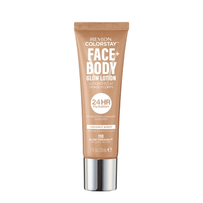 Revlon ColorStay Face + Body Glow Lotion Glow Through It 110 - Iluminador 30ml Produto: Revlon ColorStay Face + Body Glow Lotion Glow Through It 110 - Iluminador 30ml