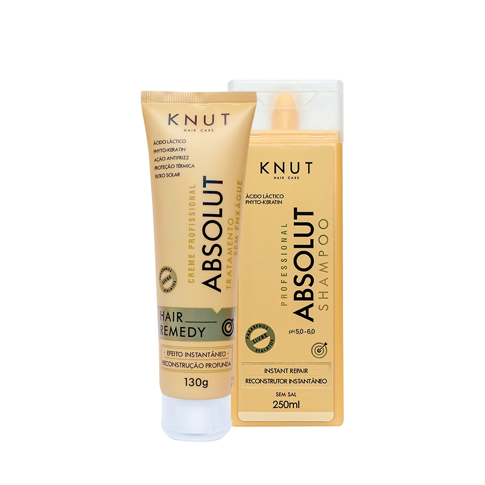 Produto: Kit Knut Professional Absolut Shampoo e Leave-in (2 produtos)
