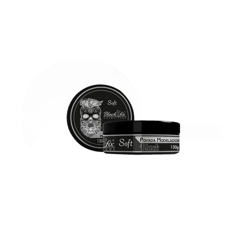 Black Fix Soft Efeito Matte - Pomada Modeladora 150g Produto: Black Fix Soft Efeito Matte - Pomada Modeladora 150g