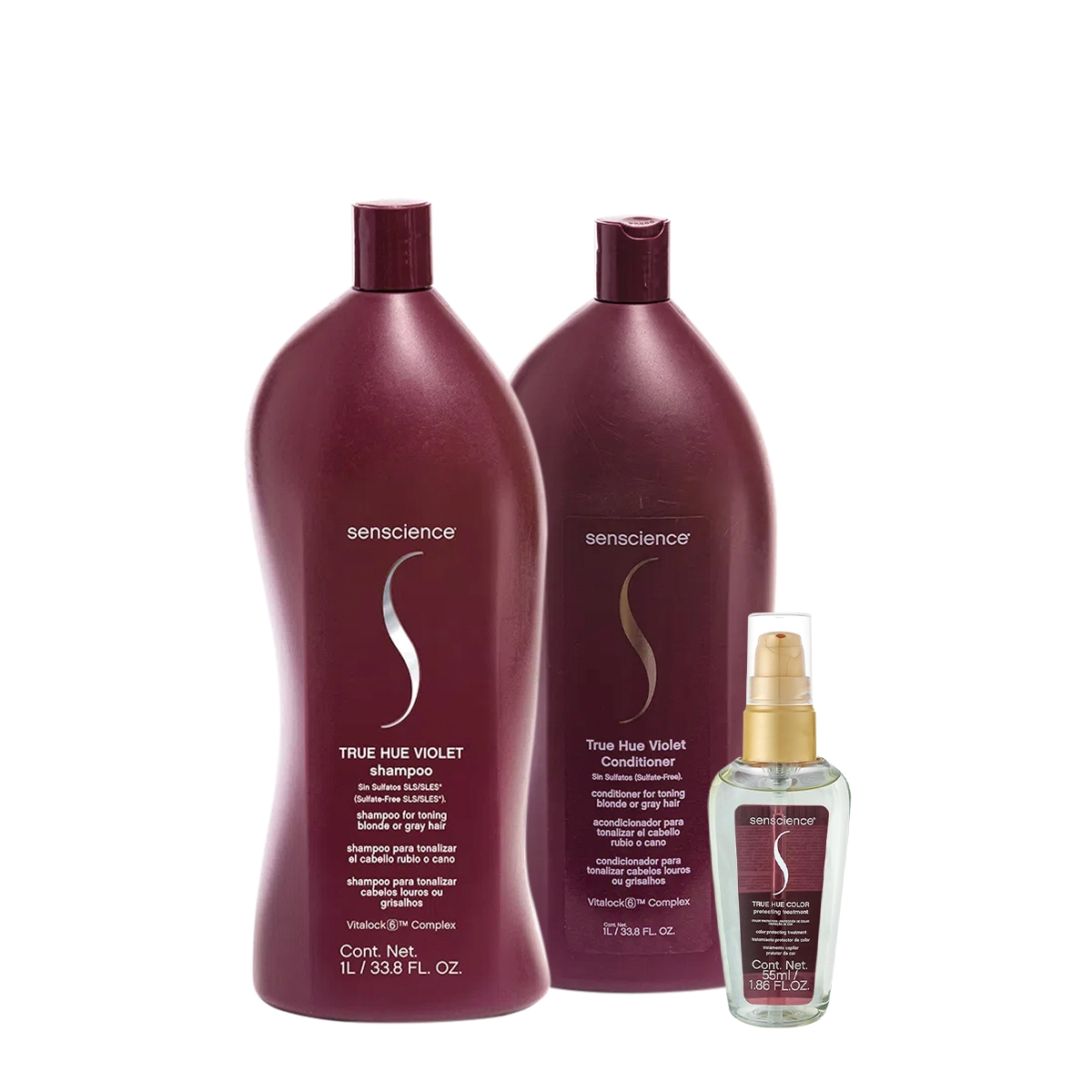 Produto: Kit Senscience True Hue Violet Salon Sérum (3 produtos)