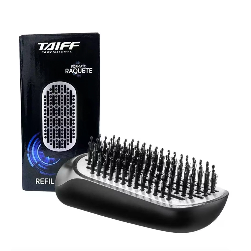 Produto: Kit Escova Secadora Modeladora e Refil Raquete Taiff Tourmaline 127V